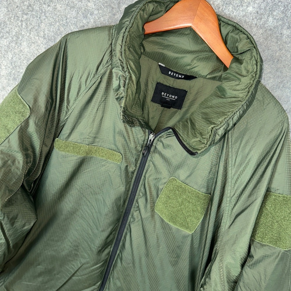 Beyond Clothing Jacket Mens 3XL Green Ripstop Climashield Tactical USA Made L7